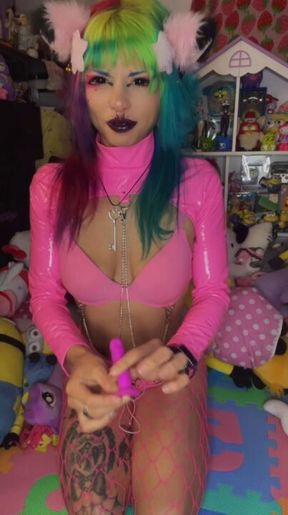 Bratty boo wants to play with your little shrimp hehe