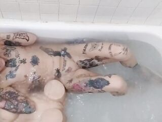 Washroom time with squirting Brittany Tantaly