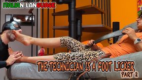 The technician is a foot licker - PART 2 - HD