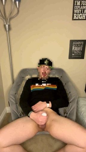 Jerking Off Alone with Pocket Pussy