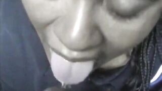 Feeding the cunt with mouth