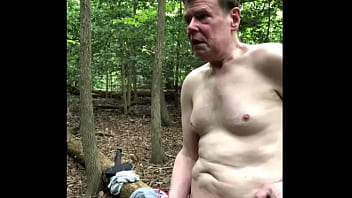 A MESSY NAKED CUM IN PUBLIC JULY 2022