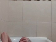 Very skinny fresh out of bath teen stretches his sexy perfect skinny body