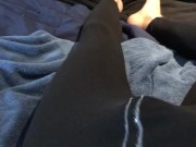 Cumming Through My Roommates Yoga Pants while She's Out of Town