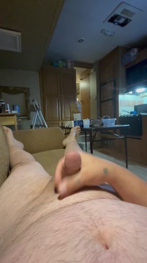 Jerking off . Needed to cum so i took matters into my own hand !!!!