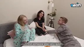 Amateur GF sucks member and shows big tits