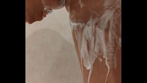 Naked stepsister in shower