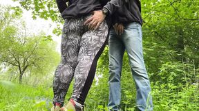 Mom-in-Law Demonstrates Proper Outdoor Peeing