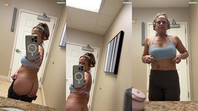 hotel bathroom mirror flashing - booty pump