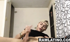 Pretty Zalar shoots thick ropes in a kinky solo show
