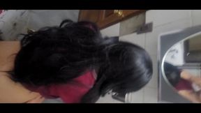 College Girl Fucking in the Bathroom
