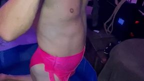 Mistress Tirza blowjob in a small pool