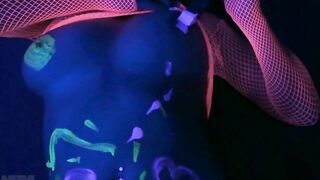 Nikki Black Light Body Paint