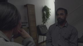 the hot sheriff was horny and fucked the handhanded inmate on the stairs - carol fenix e oscar luz