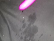 Lana Rhoades helped me squirt on my big pink dildo