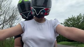 Picking up My Favorite Didi Client Without a Bra!