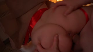 I fucked my stepsister under the Christmas tree- ViXXXie Rox