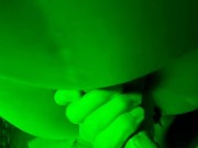 While sex sauna cruising young twink found a juicy dick in a neonlight room to suck the cum out