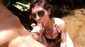Hiking with Nikatsu ends up with a wild anal fuck