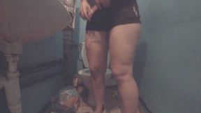 Fish, potatoes, tea and toilet