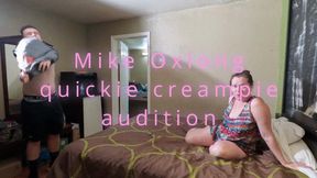 Mike Oxlong quickie creampie audition (1080p)