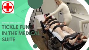Tickling in the medical suite!