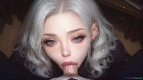 gray-haired slut gets her mouth destroyed (ai)