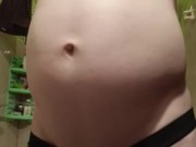 The battle of water and air in the stomach