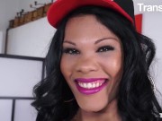 TRANSBELLA - PRISCYLLA MODELLA LATINA SHEMALE ROUGH ASS FUCK WITH KINKY ITALIAN GUY