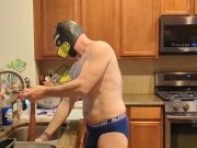 Bad Pup Ash Does Sunday Chores