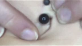 Belly Button Piercing Finger Play