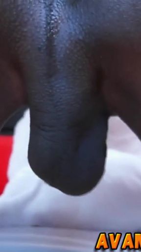 Transex only enjoys with her finger in the ass