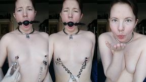 deepthroat gags and nipple clamps