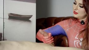 Special Halloween Handjob Made By Weronika In Spider Girl Costume - Part 2 - 4K