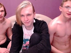 Amazing Youmg Threesome Party Part 2 doing a Cam Show