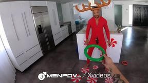 Horny Hunks Enjoy Intense Sweat–Filled XMAS Anal & Blowjob Fun