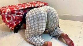 big round ass muslim sexy stepmom stuck inside tea table & want anal fuck from stranger - wide pussy