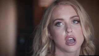 BLACKED Sex-addicted tiny Blonde can't resist huge ebony penis