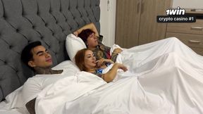 Watch Andrea Castro & ChristianChaux's hot step-bros fuck my step-bitch's busty girlfriend in this steamy film porno