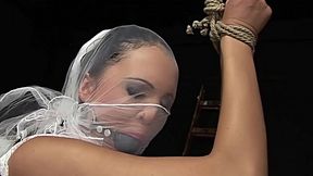 Bride's ordeal is with painful bondage, and painful sex  Introducing: Regina Moon