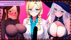 Witch Teases Controls Lover in Hot Spanish Hentai Erotica