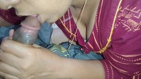 Mallu Puts Her Husband's Penis in Her Mouth