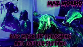 UV Double Anal Fisting 4K ft Latex Mistress Lady Valeska #fisting