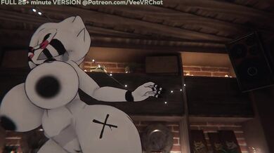 Marie turns you into her human pet with a blowjob in VRChat