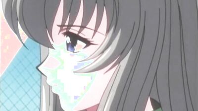 Petite Japanese teen with big tits rides hard in BDSM anime video