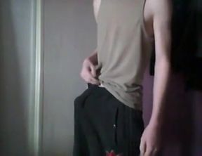 skinny twink masterbates with sex toy