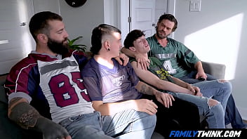 FamilyTwink - Our Step Sons Debts for the Super Bowl