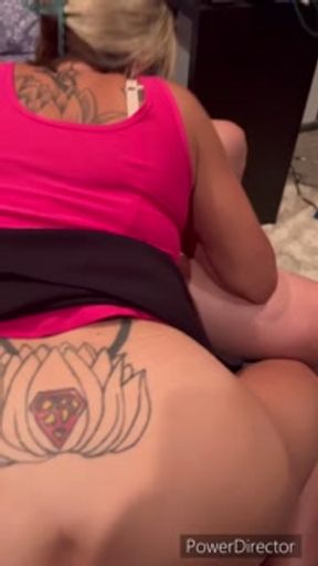 Husbands friend comes over for a blowjob