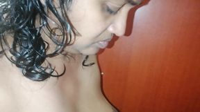 Neibor milf - dresses up to return home before husband's arrival