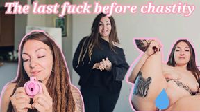 Last fuck before chastity virtual sex